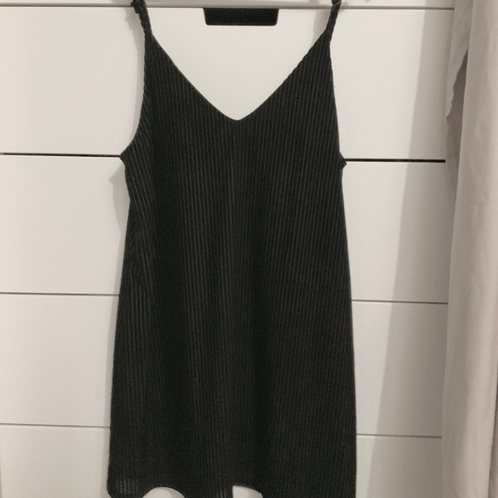 Wild Fable ribbed velvet swing dress